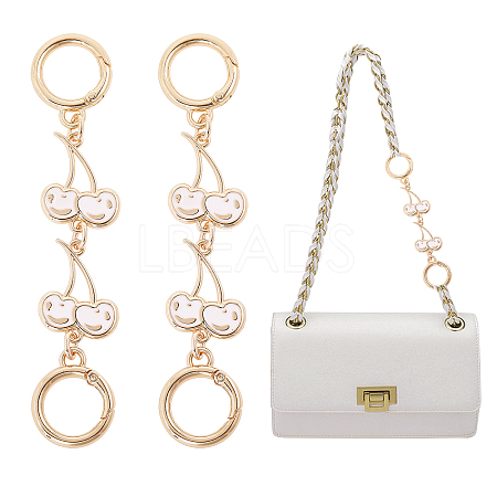 Zinc Alloy Chain Link Purse Strap Extenders AJEW-WH0479-46A-1