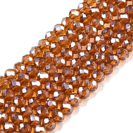 Electroplate Glass Beads Strands EGLA-A044-T2mm-A04-1