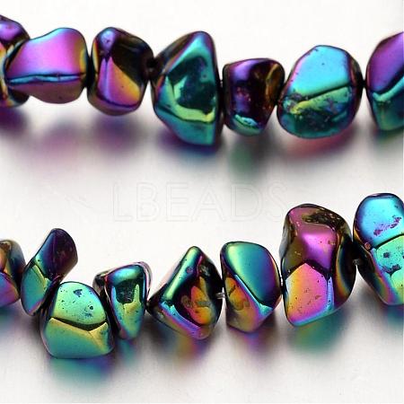 Electroplate Non-magnetic Synthetic Hematite Beads Strands G-F300-06-02-1