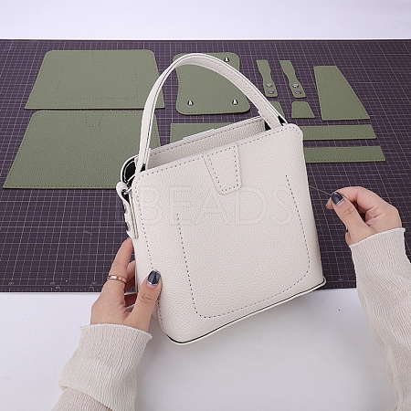 DIY Imitation Leather Lady Bag Making Kits PW-WG36190-01-1