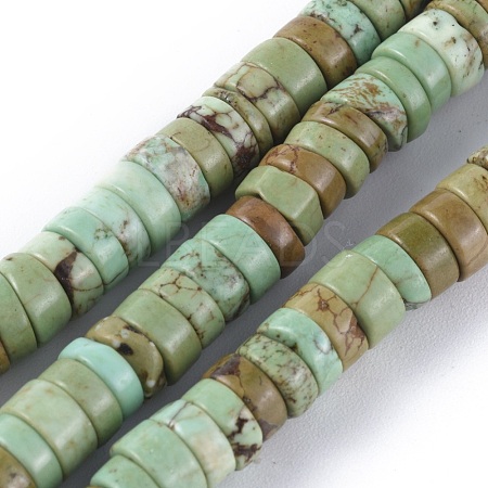 Natural Howlite Beads Strands X-TURQ-L030-04B-02-1