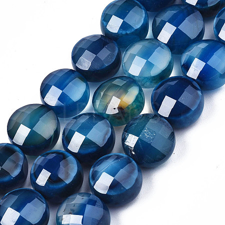 Natural Agate Beads Strands X-G-S359-366D-1