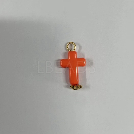 Opaque Acrylic Pendants PALLOY-TAC0074-12-1