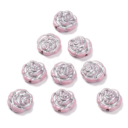 Opaque Acrylic Beads OACR-G016-09F-1