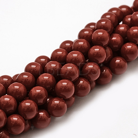 Shell Pearl Beads Strands BSHE-L026-01-14mm-1
