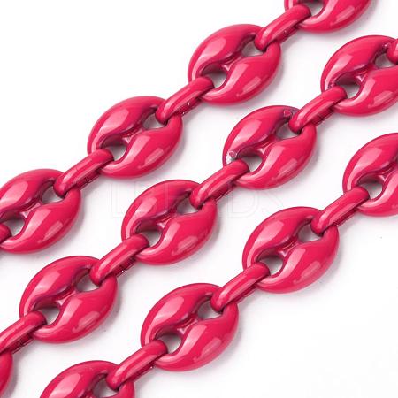 Alloy Coffee Bean Chains LCHA-H004-10A-03-1