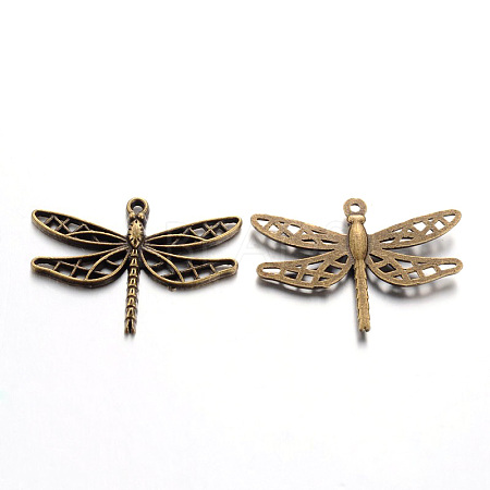 Tibetan Style Alloy Pendants TIBEP-A12-3725-AB-FF-1
