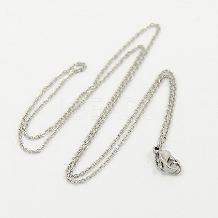 Stainless Steel Necklaces X-STAS-D022-01-1