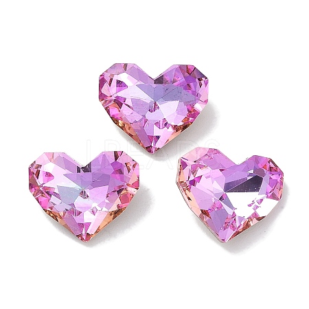 Glass Rhinestone Cabochons RGLA-G020-04C-D502-1