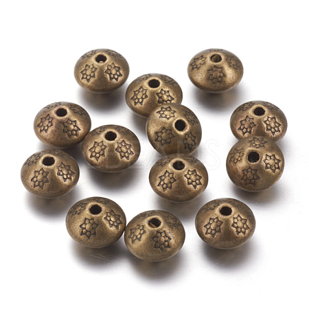 Tibetan Style Spacer Beads TIBEB-A101657-AB-FF-1