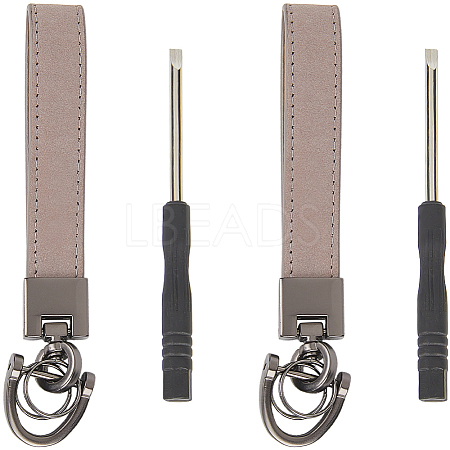 Cowhide Leather Keychain FIND-WH20001-72B-1