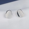925 Sterling Silver Stud Earrings EJEW-BB60060-4