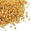 Brass Crimp Beads KK-YW0002-02G-3