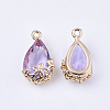 Transparent Glass Pendants LS-X-GLAA-T007-05D-2