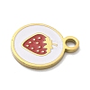 304 Stainless Steel Fruit Enamel Pendants LS-STAS-G362-04G-07-2