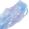 3Rolls Polyester Organza Ribbons SRIB-CY0001-37A-7