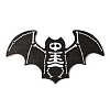 Halloween Printed Wooden Big Pendants LS-WOOD-I016-01E-1