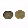 Iron Plain Edge Bezel Cups MAK-Q011-25AB-25mm-1