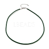 Braided Round Imitation Leather Bracelets Making BJEW-H610-01P-16-1