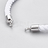 Cotton Cord Bracelet Making KK-F758-03L-P-2