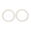 Acrylic Imitation Pearl Linking Rings BJEW-D056-01-2
