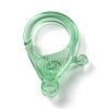 Transparent Plastic Lobster CLaw Clasps KY-H005-A05-3