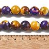 Natural Multi-Color Agate Beads Strands G-A261-B20-14mm-5