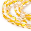 Synthetic Moonstone Beads Strands G-E573-02A-12-3