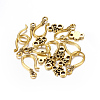 Alloy Hook Clasps X-PALLOY-2781-AG-LF-2