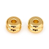 Long-Lasting Plated Brass Spacer Beads X-KK-D160-21G-1