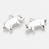 Tibetan Style Alloy Pendants TIBEP-T052-12AS-RS-2