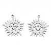 Non-Tarnish 201 Stainless Steel Pendants STAS-S081-040-1