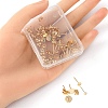 40Pcs 4 Size 304 Stainless Steel Stud Earring Findings STAS-YW0001-55-4