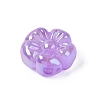 UV Plating Opaque Acrylic Beads OACR-N161-08F-2