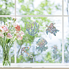 Waterproof PVC Colored Laser Stained Window Film Adhesive Stickers DIY-WH0256-087-7