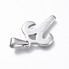 Non-Tarnish 304 Stainless Steel Pendants LS-STAS-L210-06C-P-01-2