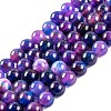 Natural Malaysia Jade Beads Strands G-A146-8mm-C10-2