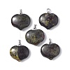 Natural Dragon Blood Pendants G-G956-D08-1