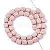 Spray Painted Non-magnetic Synthetic Hematite Beads Strands G-T116-28-01-2