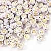 Opaque White Acrylic Beads MACR-YW0001-21A-3