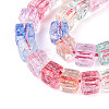 Crackle Transparent Glass Beads Strands GLAA-N062-6mm-11-3