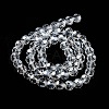 Electroplate Transparent Glass Beads Strands EGLA-A035-T8mm-A19-2
