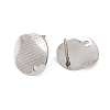 304 Stainless Steel Stud Earring Findings STAS-D217-01P-2