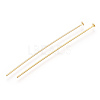 Brass Flat Head Pins KK-G331-11-0.7x51-4