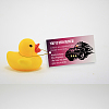 CREATCABIN 50Pcs Duck Theme Paper Card AJEW-CN0001-94E-6