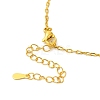 Brass Snake & Cubic Zirconia Pendant Necklaces NJEW-H170-01G-4