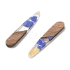 Resin and Walnut Pendants FIND-R051-08A-2