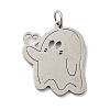 Non-Tarnish Halloween Laser Cut 304 Stainless Steel Pendant STAS-H184-14AP-1