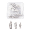 36Pcs 3 Style 201 Stainless Steel Pendants STAS-UN0025-59-1