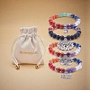 SUNNYCLUE Natural Gemstone Beads Stretch Bracelets BJEW-SC0001-02-4